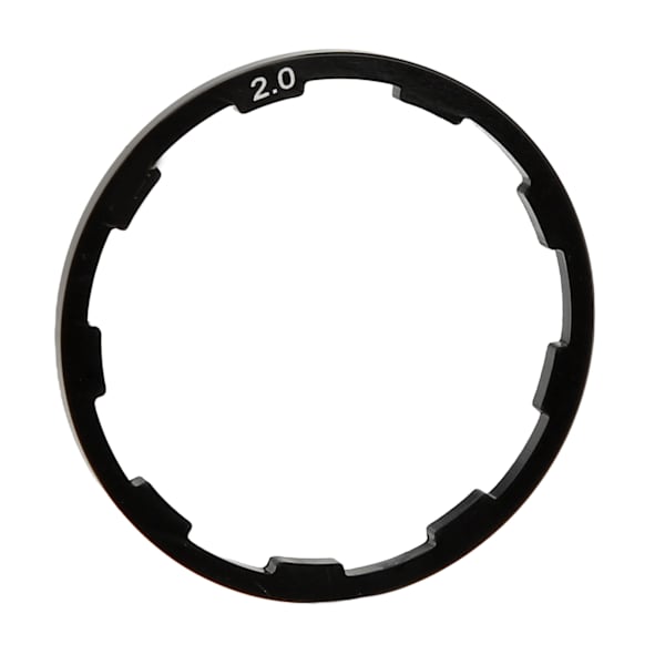 1 stk./sæt 2 mm cykel rillet navskive i aluminiumlegering cykel svinghjul nav afstandsstykker til cykling