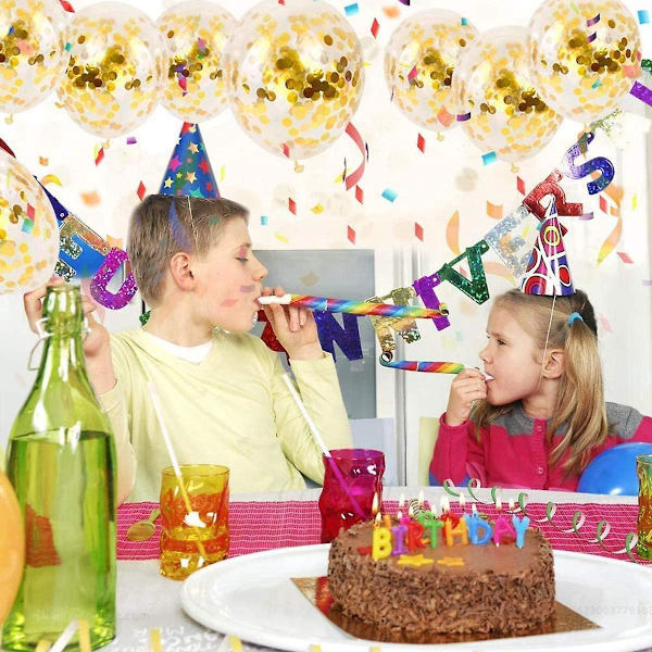 100 guldkonfetti latexballonger - perfekta för födelsedag, bröllop, förlovning, jubileum, baby shower och examensfester