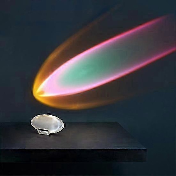 Dekorativ Bordslampa Änglaögon Projektion Nattlampa Kompakt Design Plug-Play Solnedgång