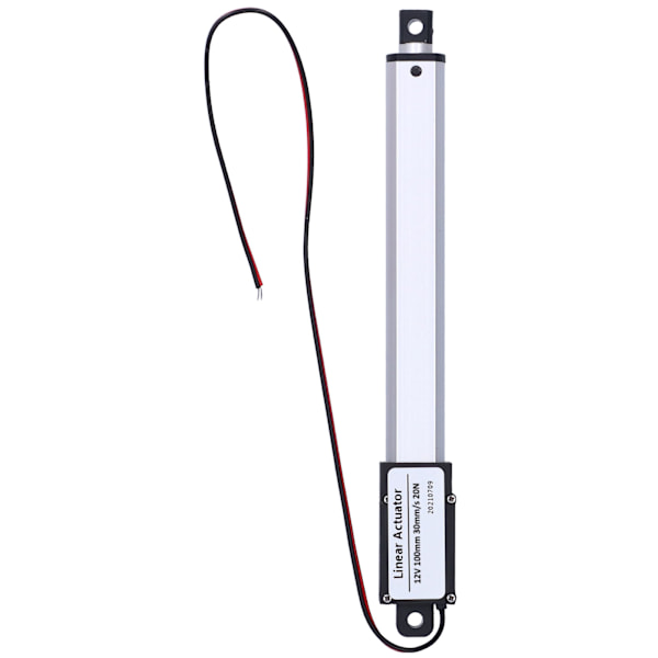 Lineaarinen karamoottori DC 12V 100mm sisäinen rajakytkin Hiljainen sähköinen minilineaarinen karamoottori teollisuusmaatalouteen 30mm/s-20N