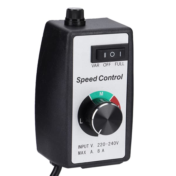 Universal Elektronisk Trinløs Hastighedsregulator Afbryder Regulator til Motorblæser Kanalventilator EU 230V