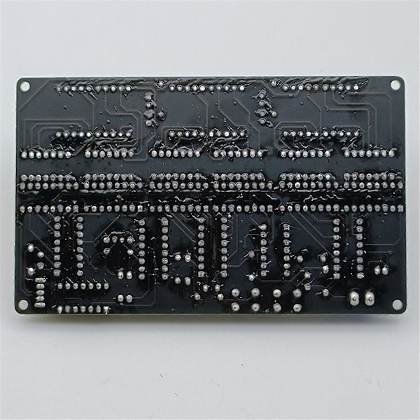 DC4.5V-5.5V 6-Bit Digital Krets Klocka Kit Elektronisk Klocka Undervisning
