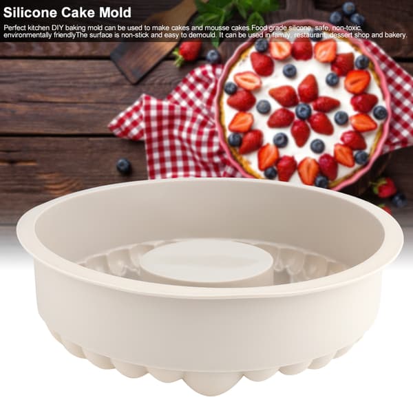 Silikone kageform DIY bage mousse kage dekoration form køkken bageværktøj