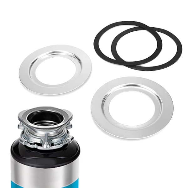 Rustfrit stål 180 mm til 114 mm vaskemadkværn adapter tilbehørsdele