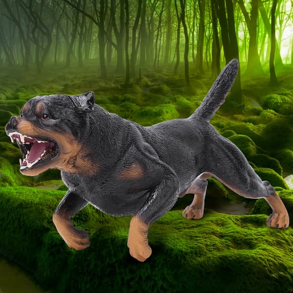 Pædagogisk legetøj til børn Sød hundemodel Simulation Miniature Dyr Boligindretning