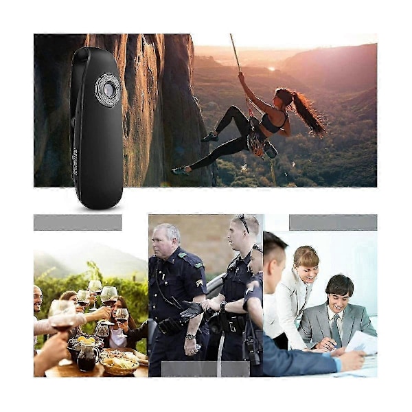 Poliisin vartalokamera ja kannettava kamera, videokäyttöinen, 1080P puettava kamera, Mini Camera EU
