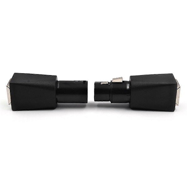 4 kpl RJ45-liitin RJ45 Ethernet - 3-nastainen XLR-sovitin