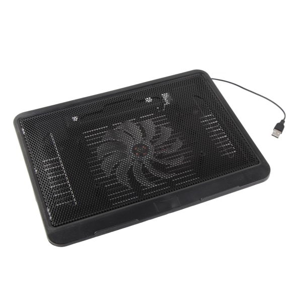 Bærbar kjøler Kjølepute Base Stor vifte USB-stativ for 14" eller under Notebook Black