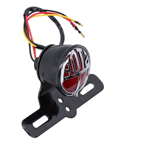 Motorcykel Baglygter Bremslys Retro Style Modifikation Universal DC12V med Nummerpladebeslag Passer til Honda