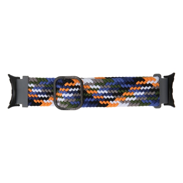 Flettet vevende klokkerem Flerfarget Juster størrelse Erstatningsklokkebånd for Pixel Watch Indigo