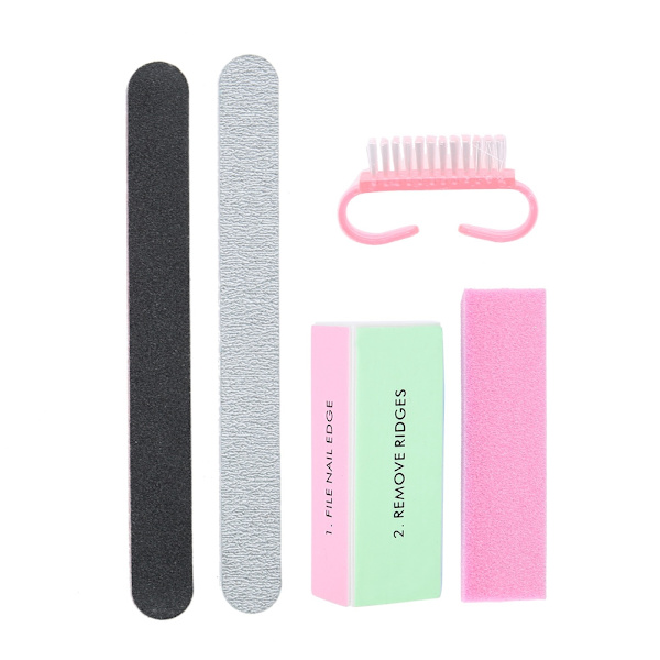 5 st Professionellt manikyrverktyg Nagelfilsbuffertar Pedikyr Nail Art Kit