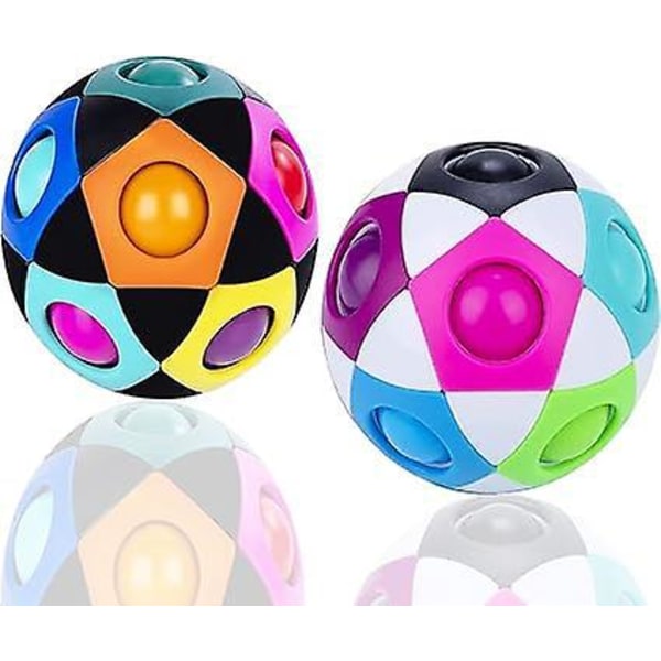 Färgglada magic bollar - kul för alla åldrar! (2-pack)