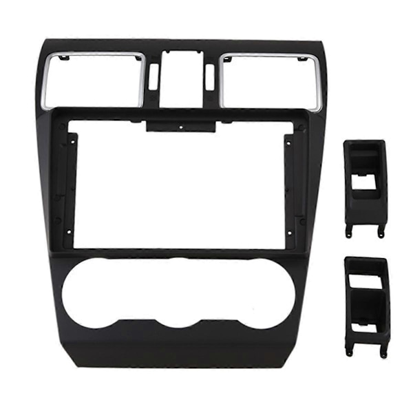 Bil 9 Tum Radio Fascia GPS Navigationspanel för Subaru Forester Svart