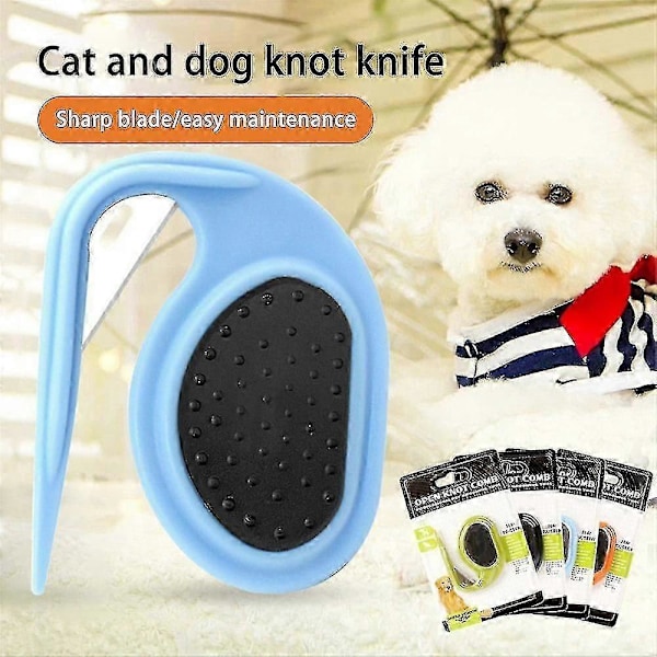 Kæledyrsknude Kam, Udredningskam til Hund Kæledyrspleje Børste Filtfjerningsværktøjer orange