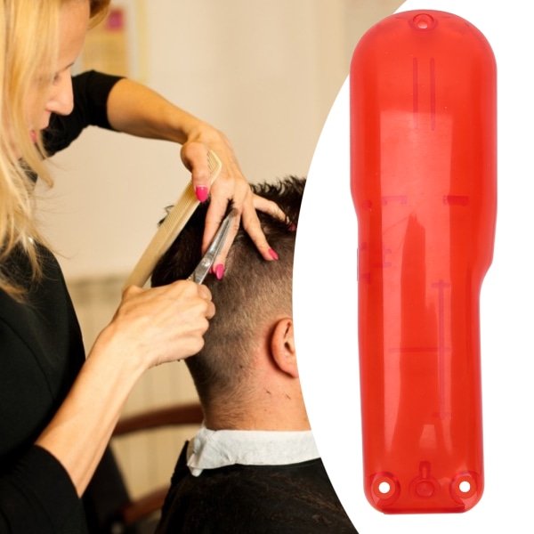 Professionellt cover för hårklippare Elektrisk hårklippare Cover skal för WAHLTransparent Red