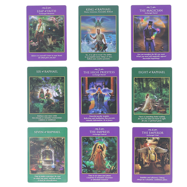 Divinationskort Engelsk utgåva Framtidsberättande Mystisk Hemlig Värld Tarotkort för Spelgåva