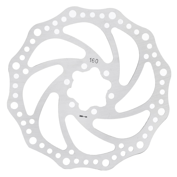 Ruostumattomasta teräksestä valmistettu sähköpotkulaudan 160Disc 34 sisäreikäinen jarrulevyn roottoritarvike