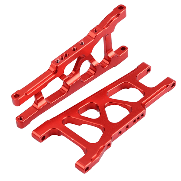 Aluminiumlegering Forreste Bagerste Universalophængsarm til Traxxas Slash 1/10 RC Bil (Rød)