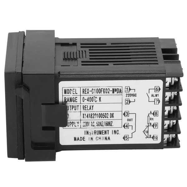 BERM PID Termostat Digital Justerbar Display Temperaturregulator Switch 220V