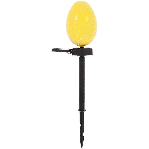 Påske Solcellelampe Udendørs Æg Lampe Påske Lampe Udendørs Solcellelampe Dekoration Gul