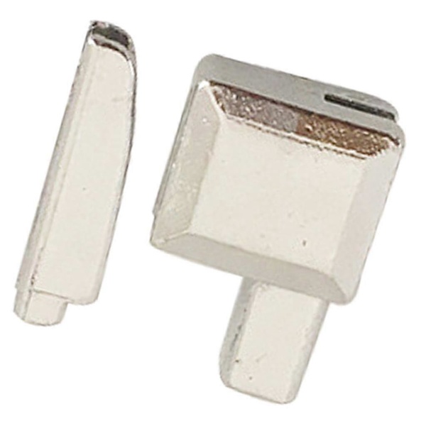 Metall Dragkedja Spärr Slider Fäste Insättningsstift/