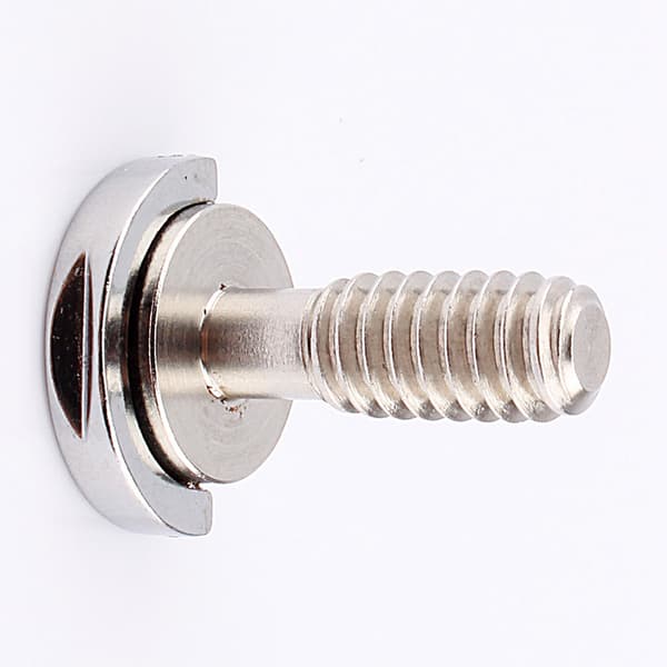Rustfri stål 1/4\" D-ring skrue for kamerastativ hurtigutløserplate monopod