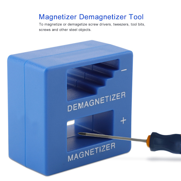 2 i 1 Magnetizer Demagnetizer Magnetisk Værktøj til Skruetrækkerbits Skruebits Små Hardware
