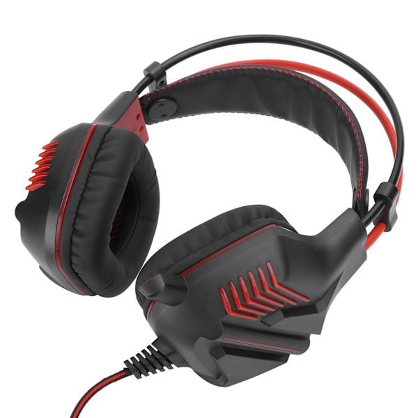 Q12 USB Gaming Headset Justerbar Mikrofon Støyreduksjonshodetelefoner Headset