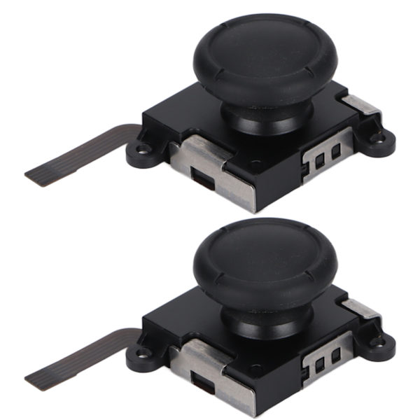 2 st analoga joystick 3D ersättningssensor tumreglage med lock för Switch Lite-konsoler