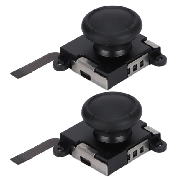 2 stk analog joystick 3D erstatningssensor tommelvippe med deksel for Switch Lite-konsoller