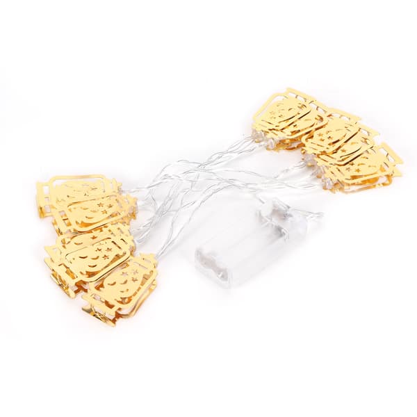 10LED parafinlampeformede lysslynger dekorative lysslynger for Ramadan Eid-dekor