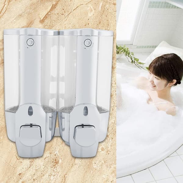 350 / 700 ml veggmontert skumsåpedispenser (dobbel utløp 700 ml)