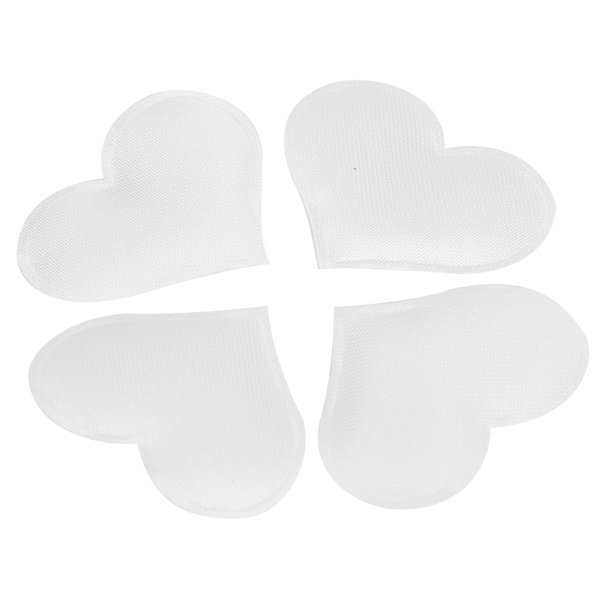 DIY håndlavede hjerteformede bryllups Valentinsdag dekoration jubilæumsfestartikler (3,2 cm hvid 500 stk pose)