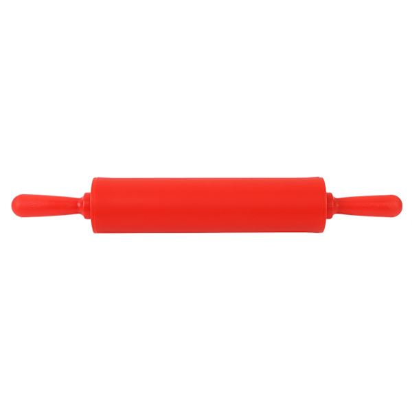 Färgglad silikonkavelrestaurang Hembakat bröd Cookie Dough Roll Tool (röd)