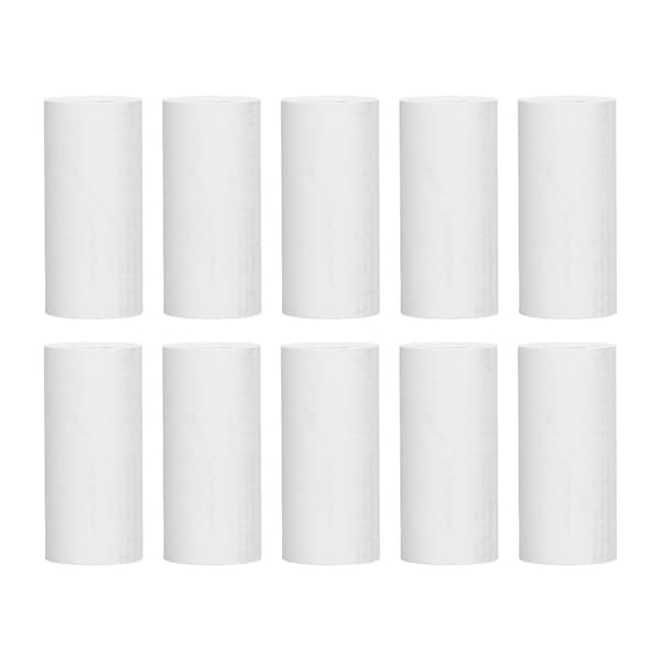 10 rullar termiskt tryckpapper Bärbar kärnlös HD termisk påfyllningspapperssats