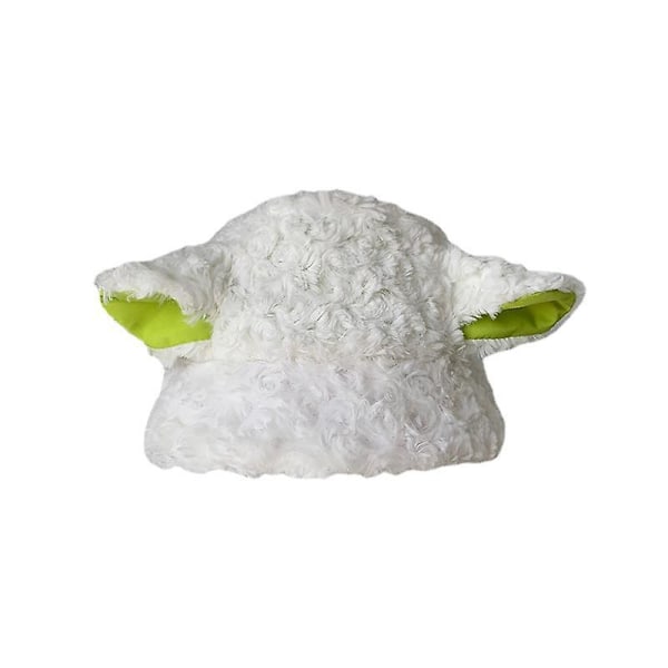 Plush Lammeuld Blød Sheep Øre Spand Hat Kvinder Studerende Varmt Beskyttelse Piger Hat Par Efterår Vinter Fisker Hat Hvid