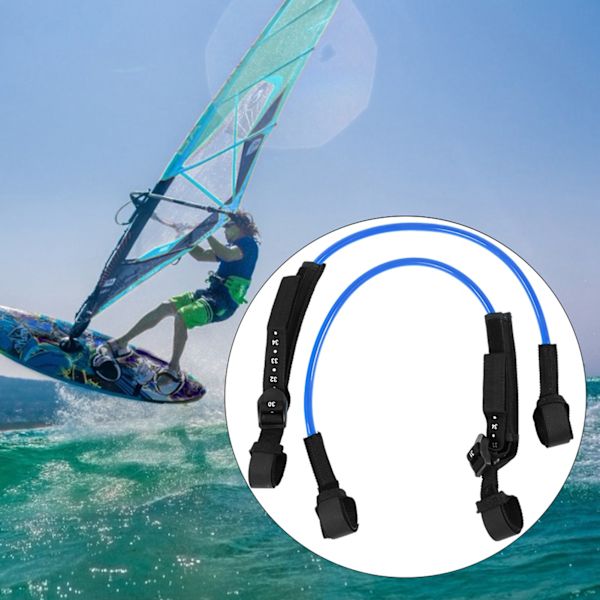 2st 28-34 tum svart justerbar säkerhetsvindsurfsele koppel Surfbräda Surfing Blå