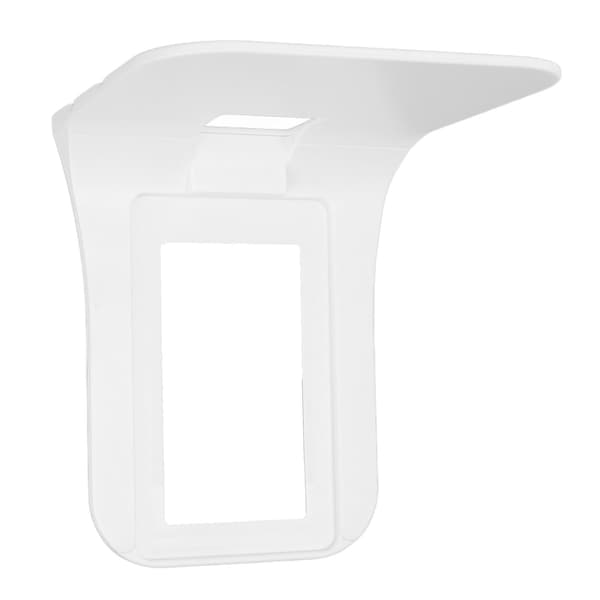 Veggmontert stikkontakthylle ABS-hulldesign Enkel strømladerhylle Telefonladeholder