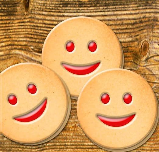 Kakeformsett med 4 deler - For morsom baking - Emoji, Smiley, Hjerte og Stjerneformer - Rustfritt stål