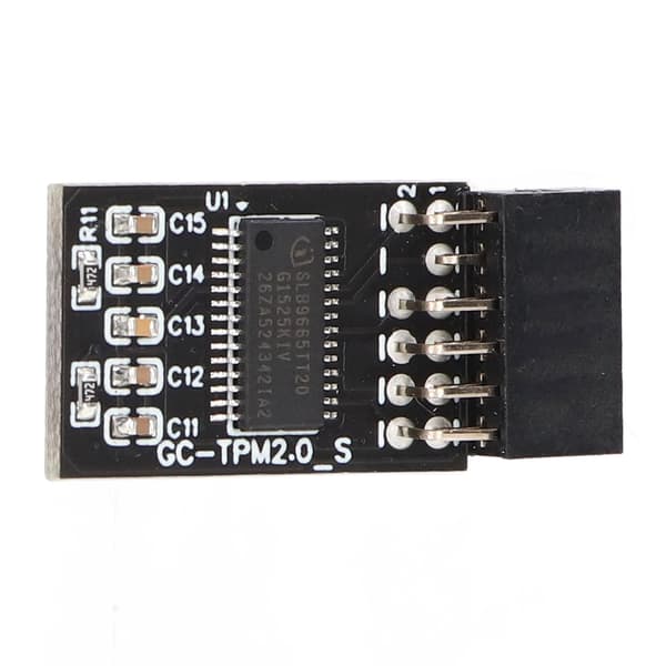 TPM 2.0-modul LPC SPI 12-pinners fjernkort krypteringssikkerhetskorttilbehør for GIGABYTE