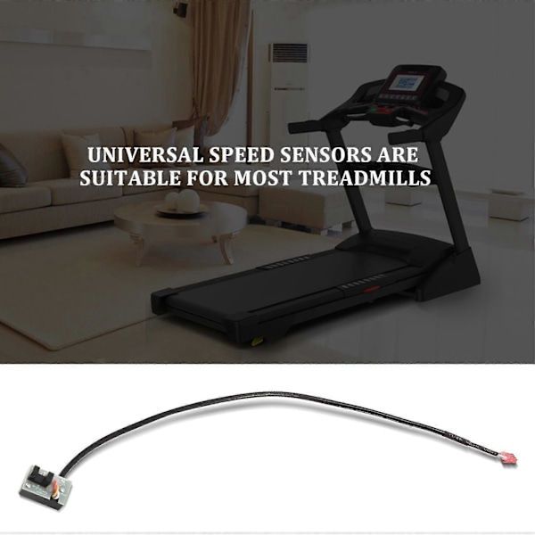 Løpebånd Hastighetssensor Kabel 3 Pin Lyssensor Takometer Magnetisk Induksjon Hastighetssensor kompatibel med Trea