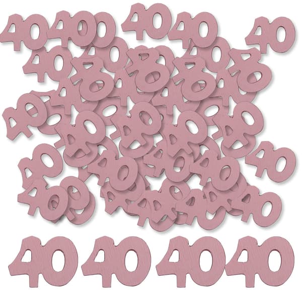 60g Bursdagsdekorasjon Konfetti Scenery Sett Tilbehør PVC Ornament Konfetti 40