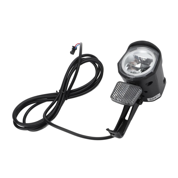 Elektrisk sykkellys foran DC12V til 72V LED-lys SM-plugg 2-piners holdbar ABS Ebike frontlykt for elektrisk sykkel