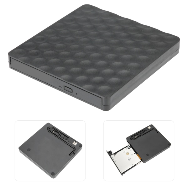Eksternt optisk drev integreret linje USB TYPE-C cirkulær dvd-brænder til bærbar computer