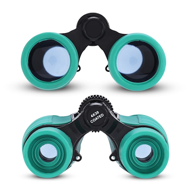 4x30 suurennos Lapsi Kid Outdoor Birding Kiikarit Lasten Teleskooppi Lelu Lahja Vihreä