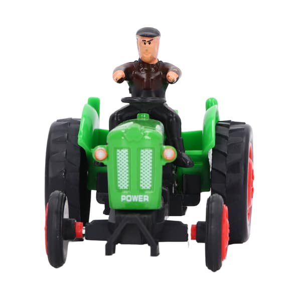 Simulering Traktor Kjøretøy Modell Solid Legering Ingeniør Bonde Bil Leketøy for Barn Grønn