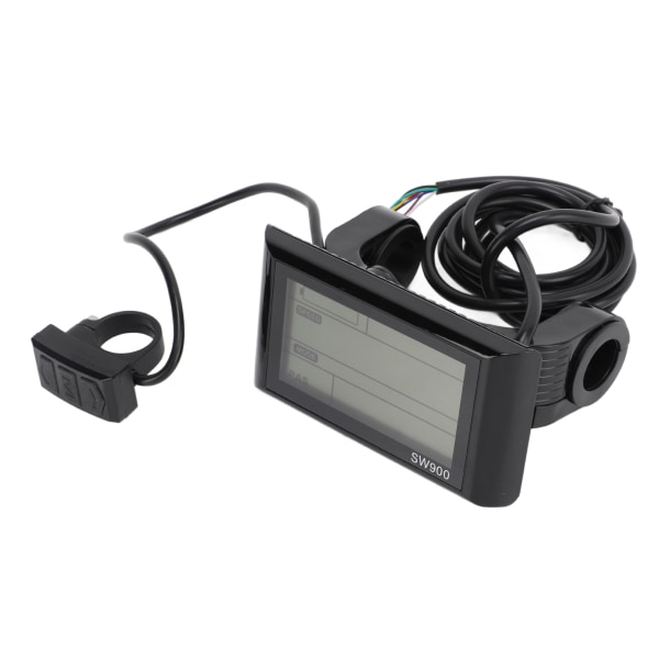 Elektrisk cykel SW900-display med 36V 48V-uttag Hållbar elektrisk cykel LCD-display