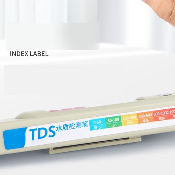 Bärbar grå vattenkvalitetstestare mätare 3-knapps digital display vattenkvalitet TDS testpenna för akvarium