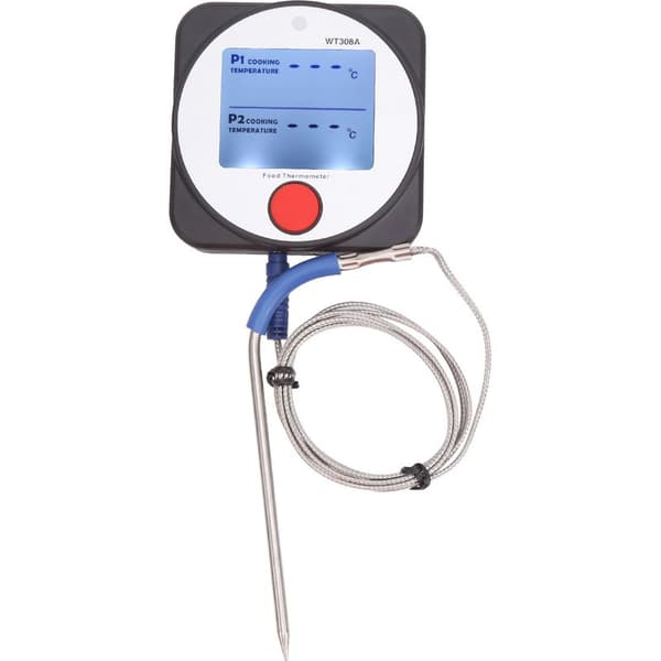 WT308A Digitalt Termometer -40 til 300℃, Mat Temperatursonde for Kjøkken, Måleverktøy for Matlaging