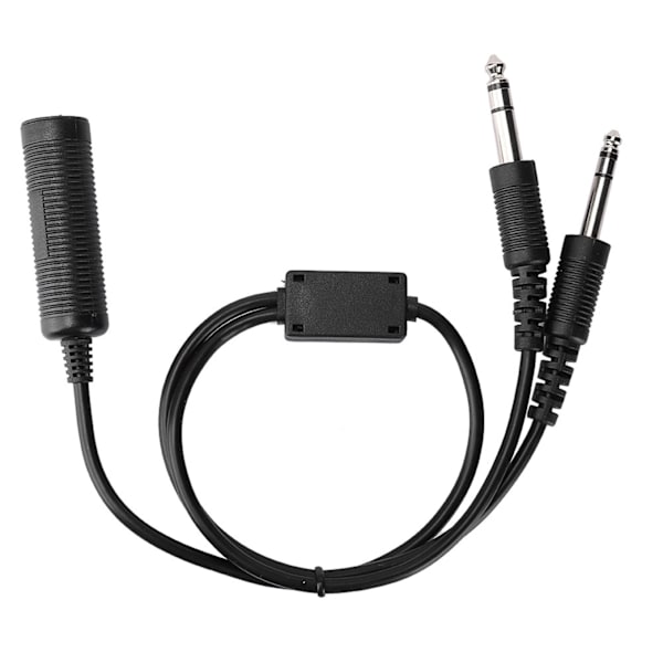 Helikopter til generel luftfartsheadset adapterkabel - David Clark AVCOMM, U 174